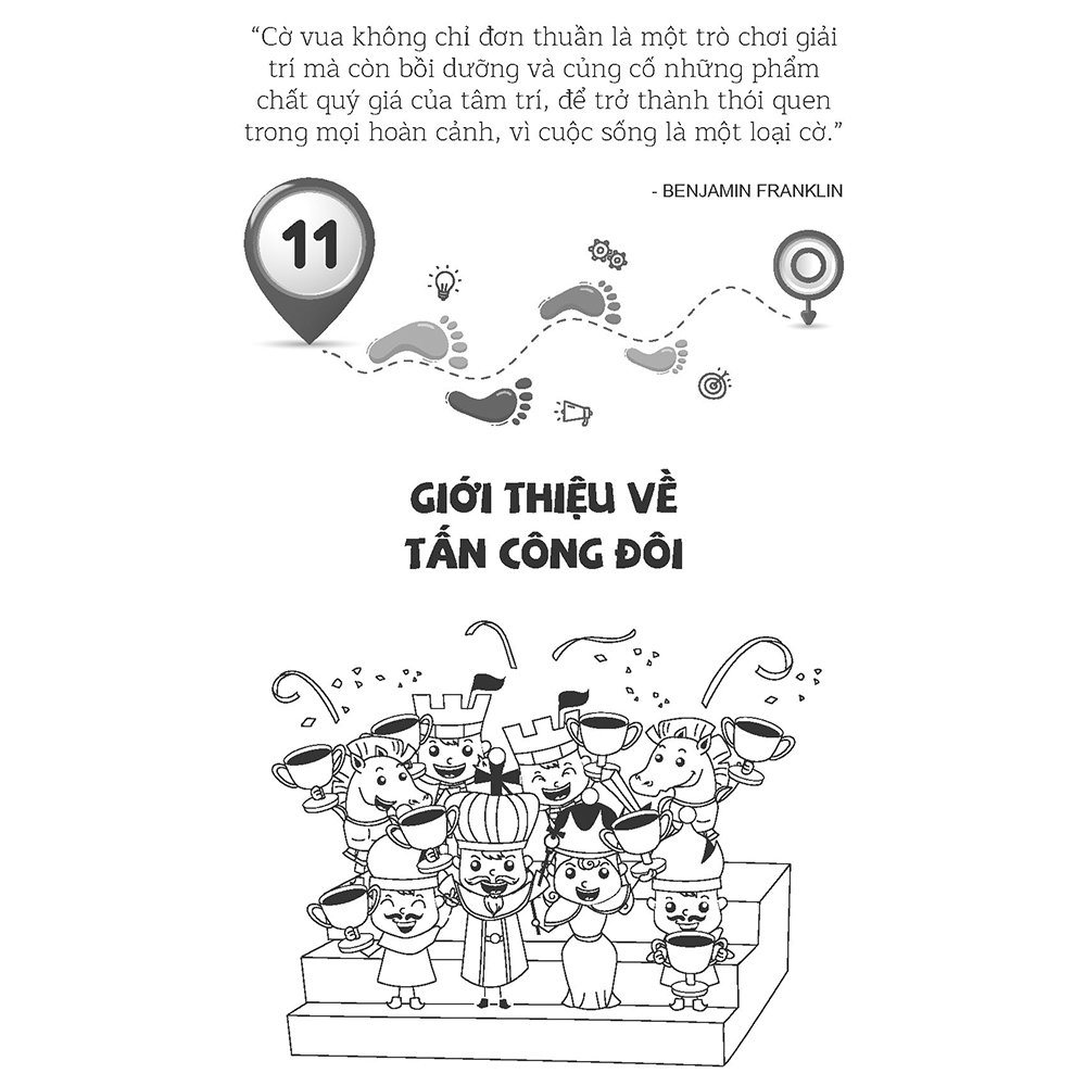 Sách - Combo 2 cuốn: Chiến Thuật Cờ Vua Từ Con Số 0 - Tập 1 và Tập 2 - Tác giả Phùng Đức Tường