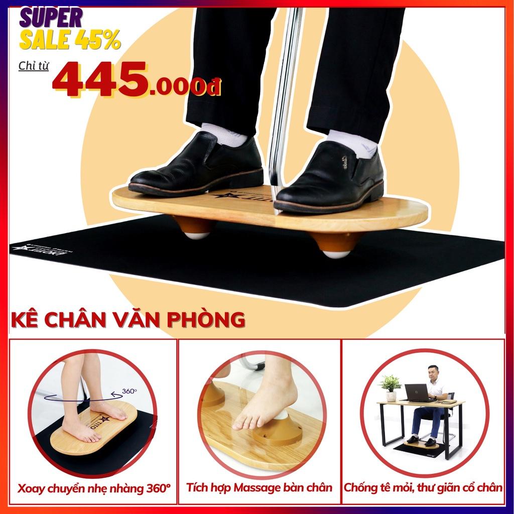 Đồ kê chân tiện dụng cho dân văn phòng Xoay chuyển nhẹ nhàng 360ºTích hợp Massage bàn chân Chống tê mỏi chân Titok Sport