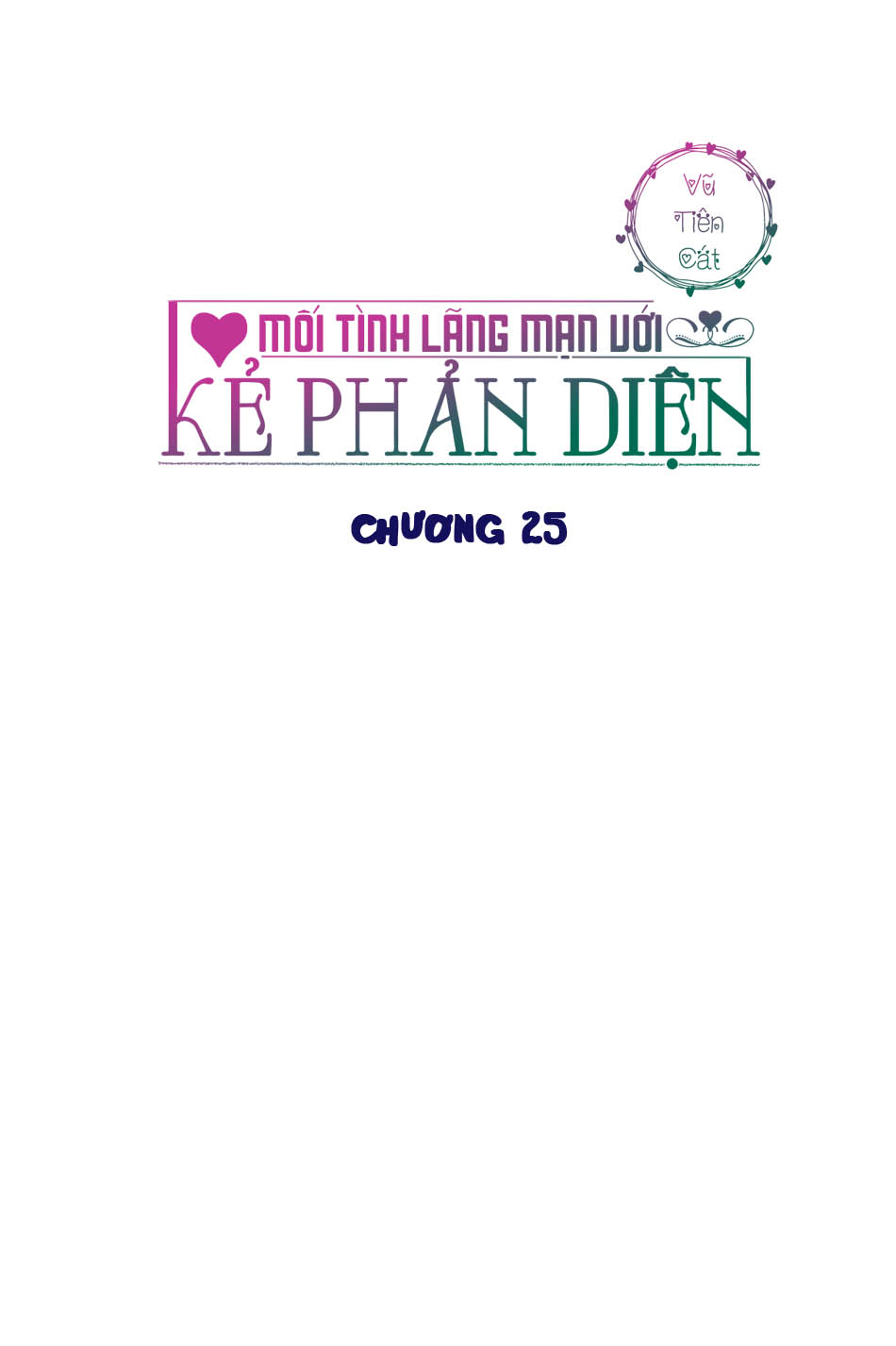 mối tình lãng mạn với kẻ phản diện chapter 25 3