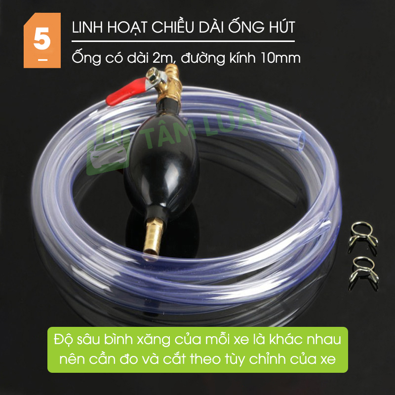 Dụng cụ bơm hút chất lỏng đa năng  TÂM LUÂN Chổi lau tẩm dầu - Hàng chính hãng