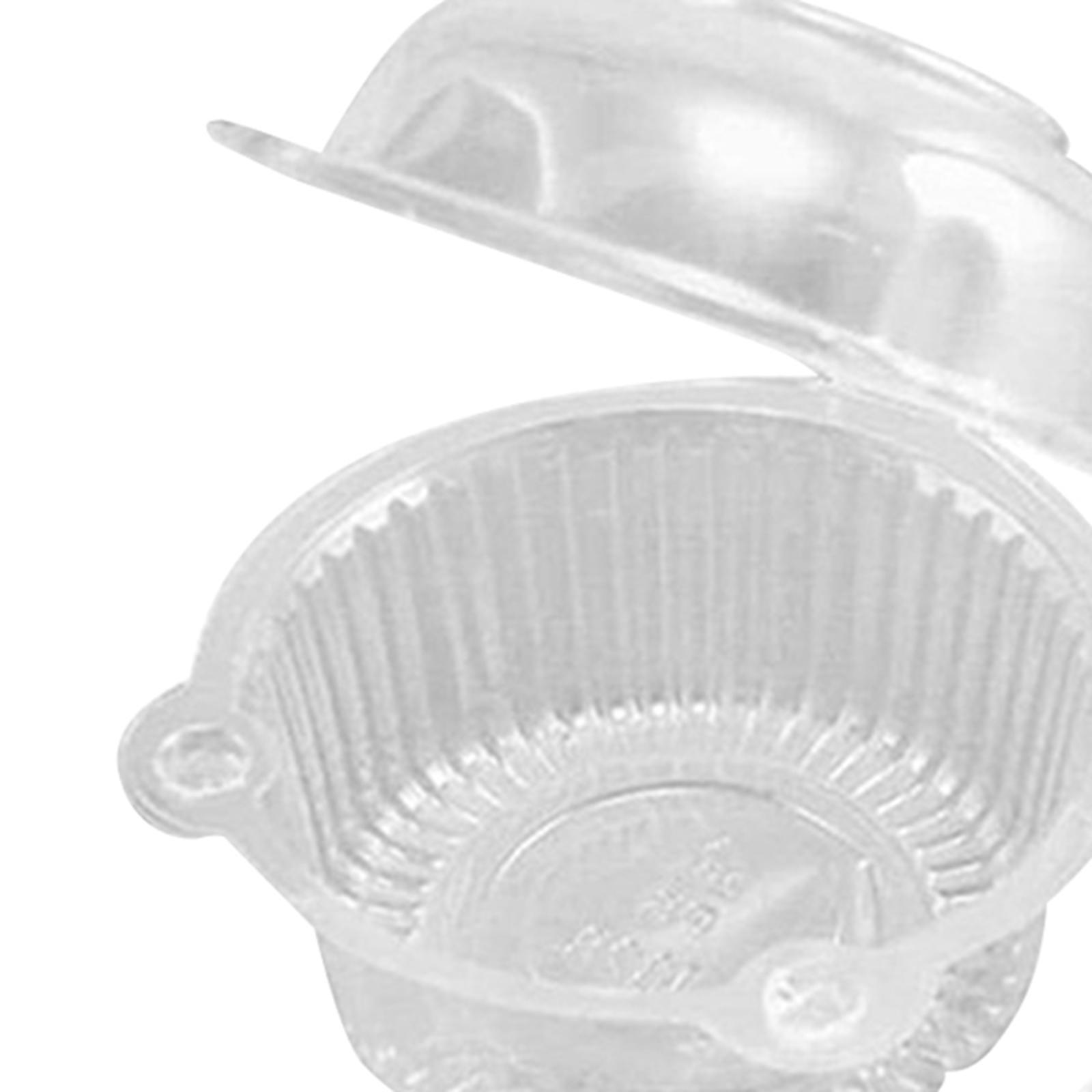 50 Pieces Muffin Dome Holder Box Cupcake Carrier Holder Box for Wedding Cake S