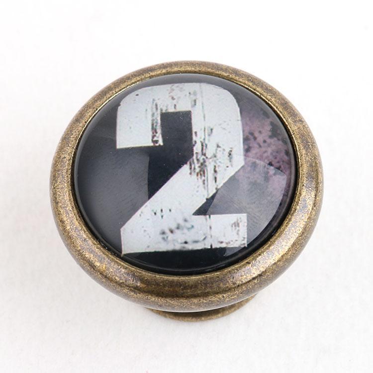 4-5pack Antique Brass Cabinet Drawer Round Pulls Cupboard Bin Knob Handle
