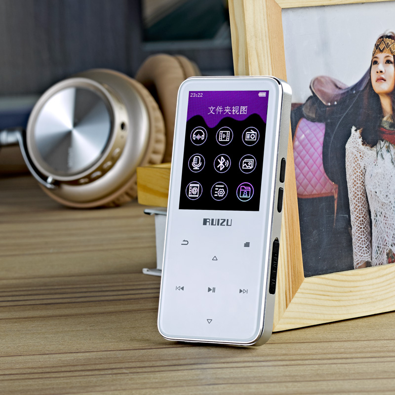 Máy Nghe Nhạc Lossless MP3 Bluetooth Ruizu D10 Bộ Nhớ Trong 8GB Cao Cấp AZONE - Hàng Chính Hãng