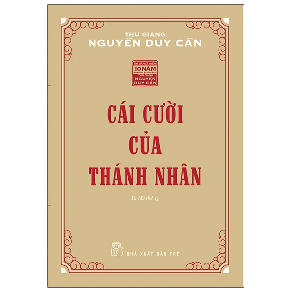 Sách Cái Cười Của Thánh Nhân - Thu Giang Nguyễn Duy Cần