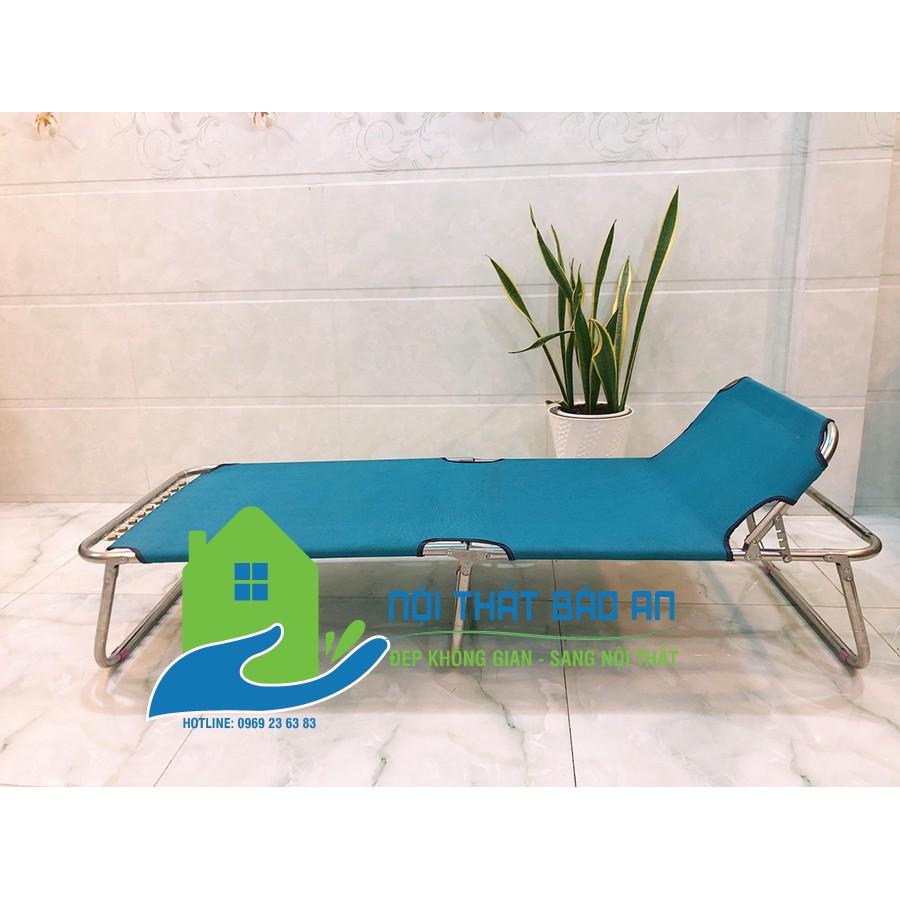 Giường xếp lưới khung inox -GX12