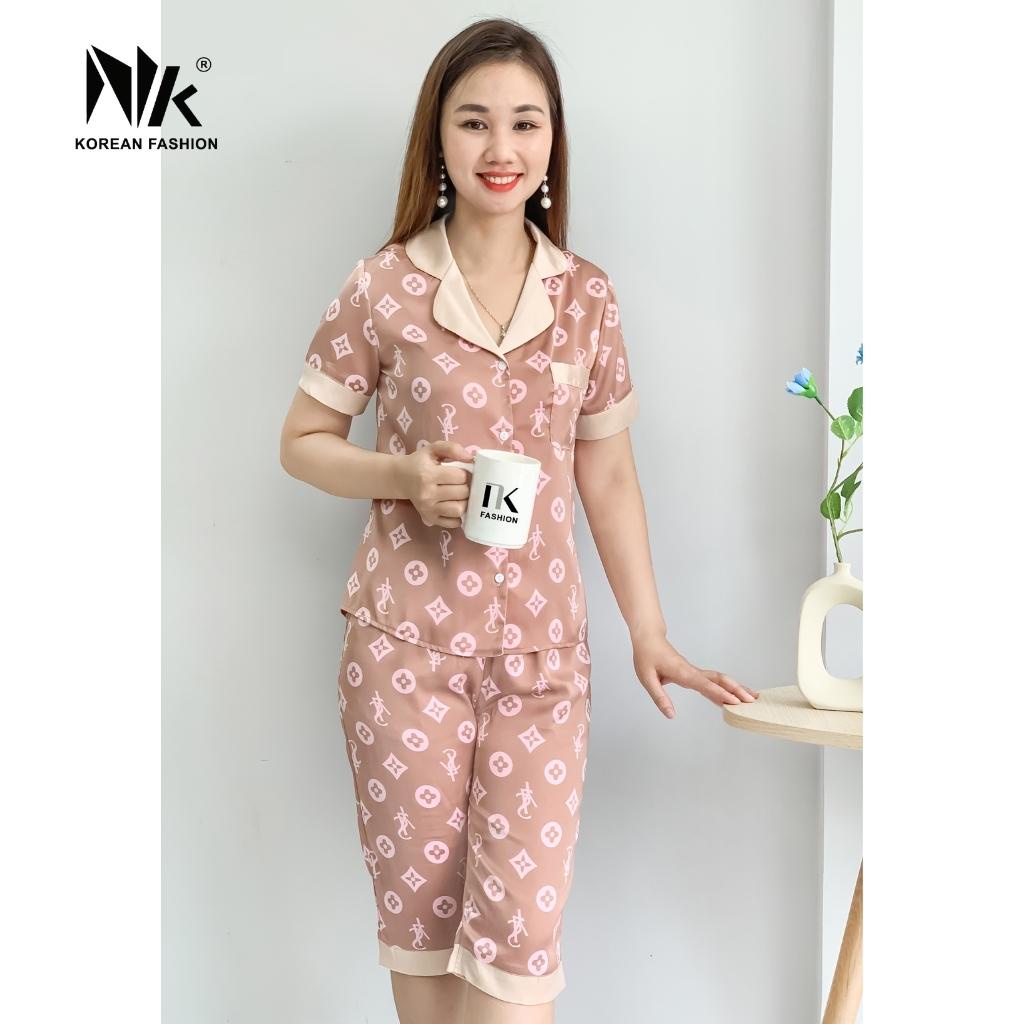 Bộ Đồ Pyjama Mặc Nhà NK Fashion Thiết Kế Họa Tiết Trẻ Trung, Chất Liệu Vải Cao Cấp Thoáng Mát NKBD2204015