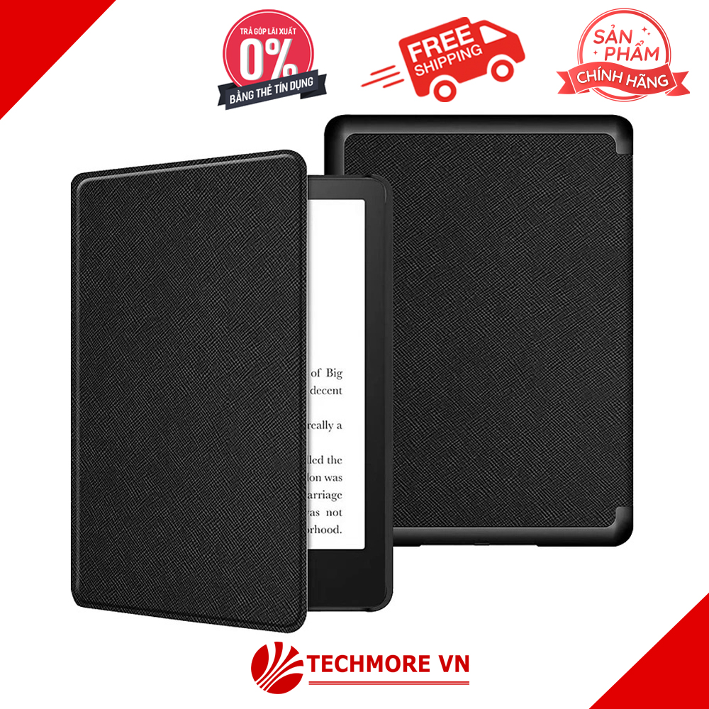 Combo Máy đọc sách All New Kindle Paperwhite 5 (11th Gen) - 16Gb và Bao da - Hàng nhập khẩu