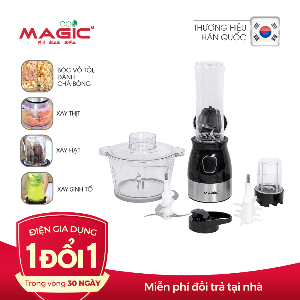 Máy xay thực phẩm đa năng 3in1 Magic Eco AC-16 (2.0 Lít) - Hàng chính hãng