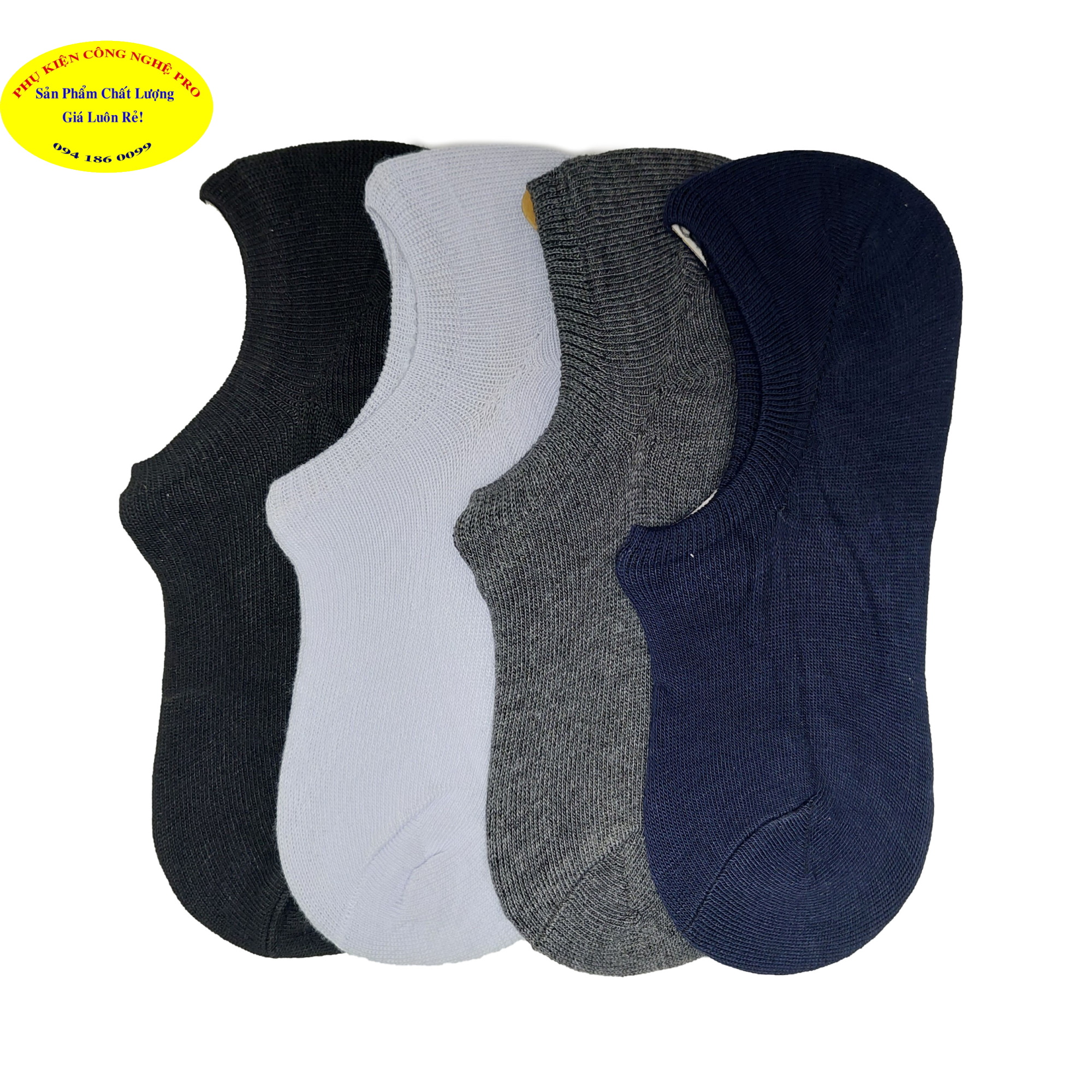 Tất vớ lười nam Women's Socks Không in hình Chất liệu thun cotton co giãn Thoáng mát Bảo vệ đôi chân Sx tại T&T Việt Nam