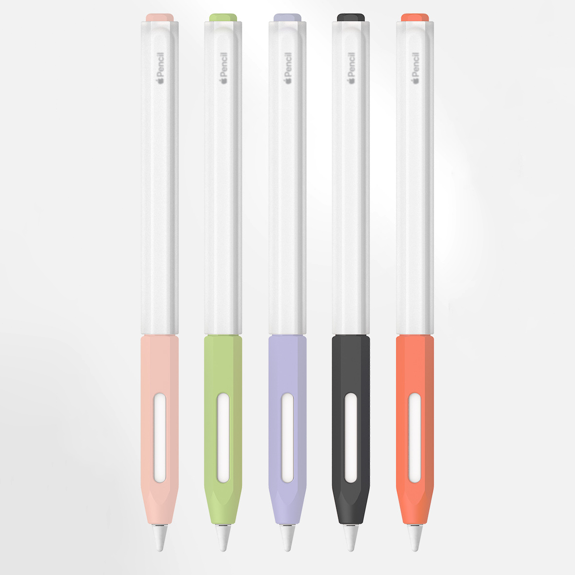 Bao Silicon Color Trong Suốt bảo vệ cho bút Apple Pencil 2