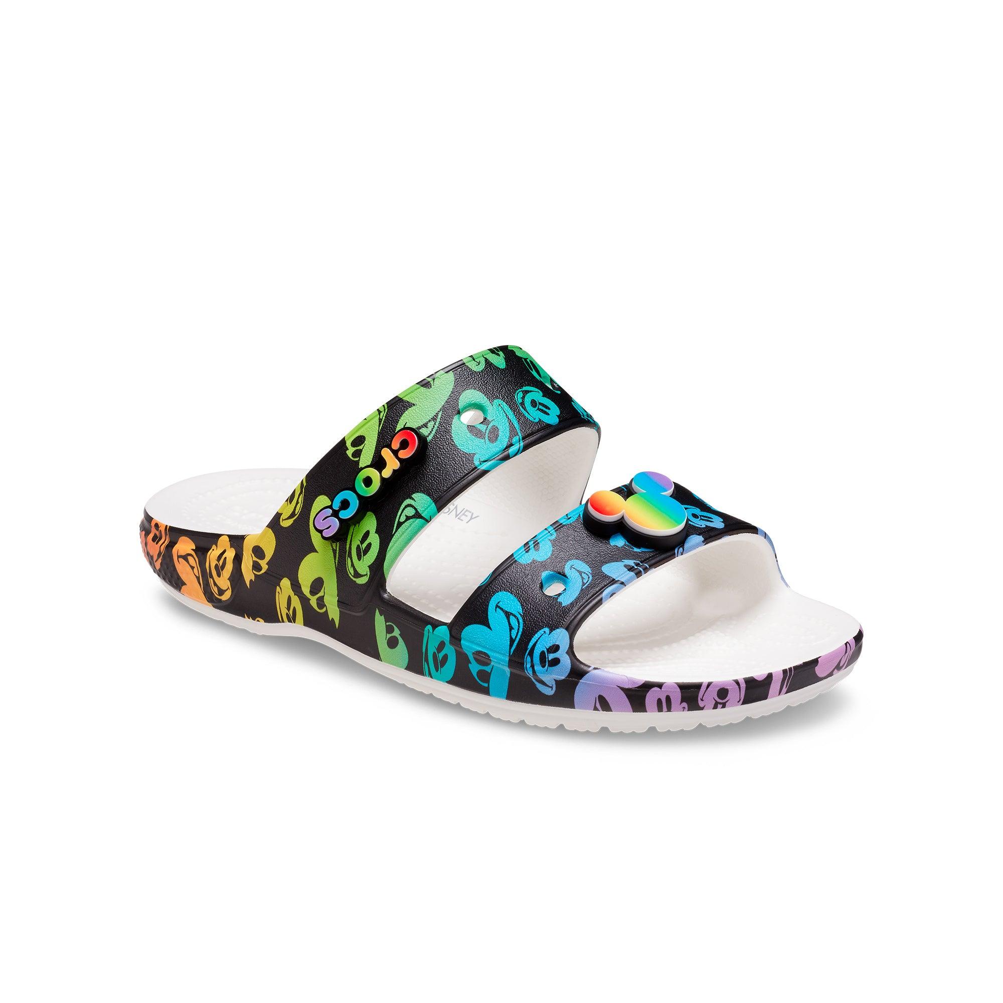 Giày lười unisex Crocs Classic Disney Rainbow Celebration - 207757-94S