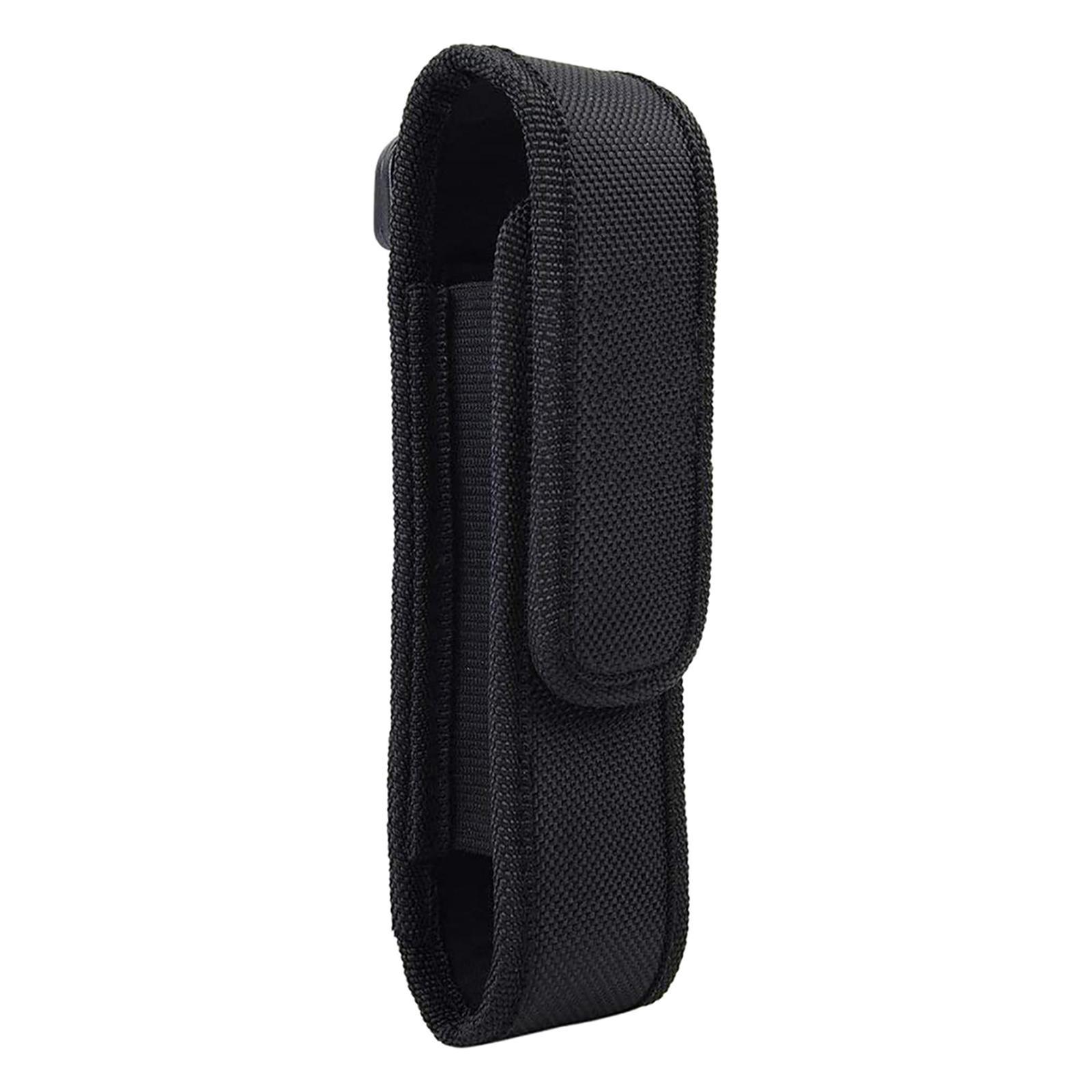 Portable Flashlight Adjustable Nylon Durable Flashlight Protect Case Flashlight Storage Bag for Hiking Walking Cycling Camping