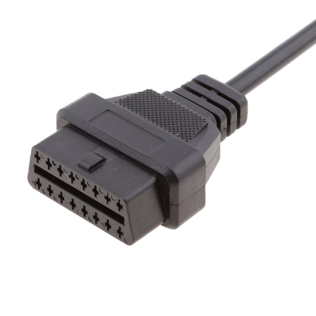 20 Pin Đến 16 Pin OBD 2 Cổng OBD II Chẩn Đoán Adapter Cáp Chuyển Đổi Dành Cho Xe KIA