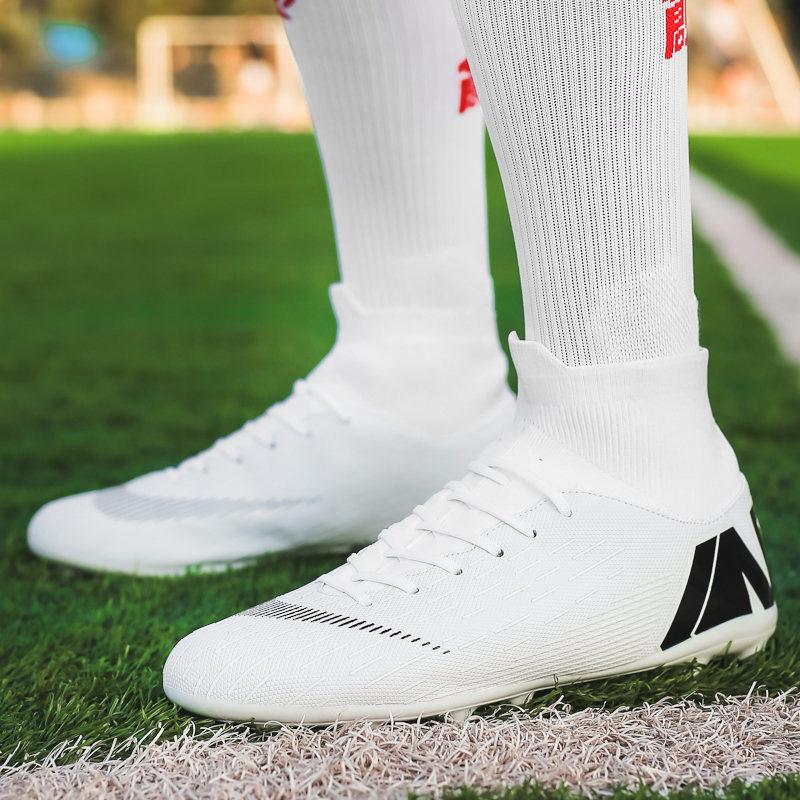 LILIANGSSS mới màu cam futsal giày bóng đá nam cao hàng giày bóng đá ngoài trời đào tạo giày bóng đá nam Zapatillas De Futbol