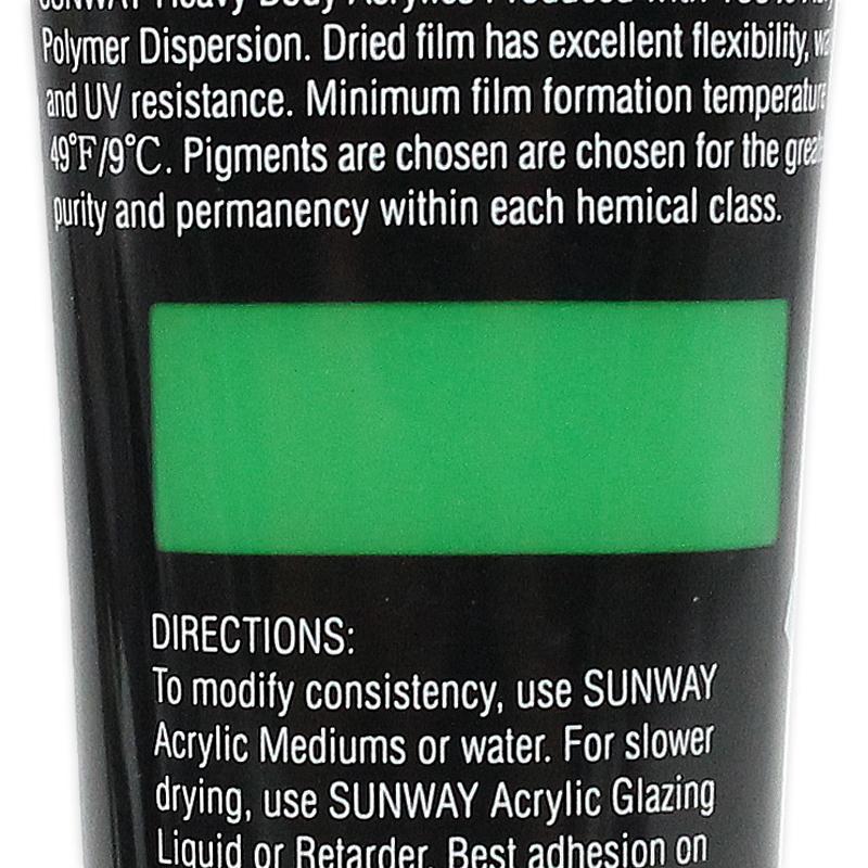 Tuýp Màu Vẽ Acrylic 75 ml - Sunway No.503 - Green Pale