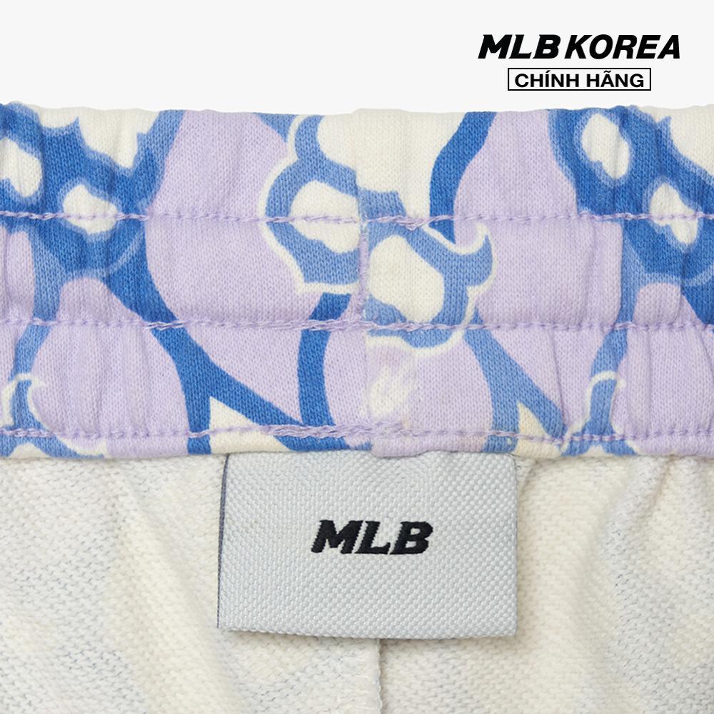 MLB - Quần shorts unisex ống rộng Argyle Monogram Pattern 5 3ASPM0333-43CRS