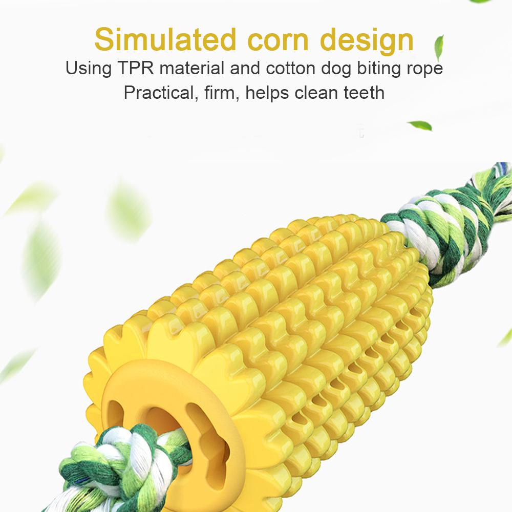 Đồ chơi cho chó hình trái ngô giúp làm sạch răng