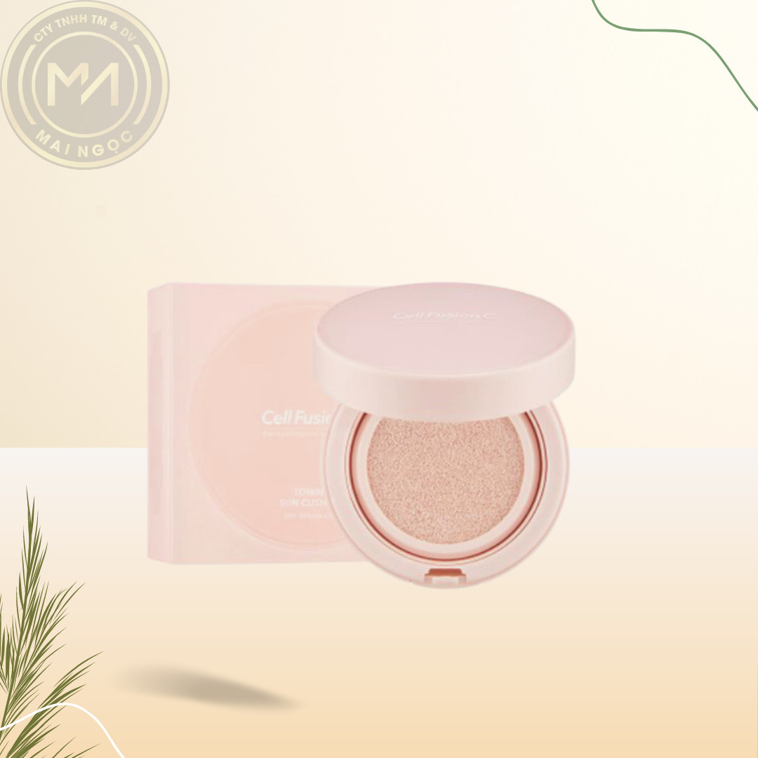 Cushion Chống Nắng Cell Fusion C Nâng Tone Tự Nhiên Toning Sun Cushion SPF50+/PA++++ 13g