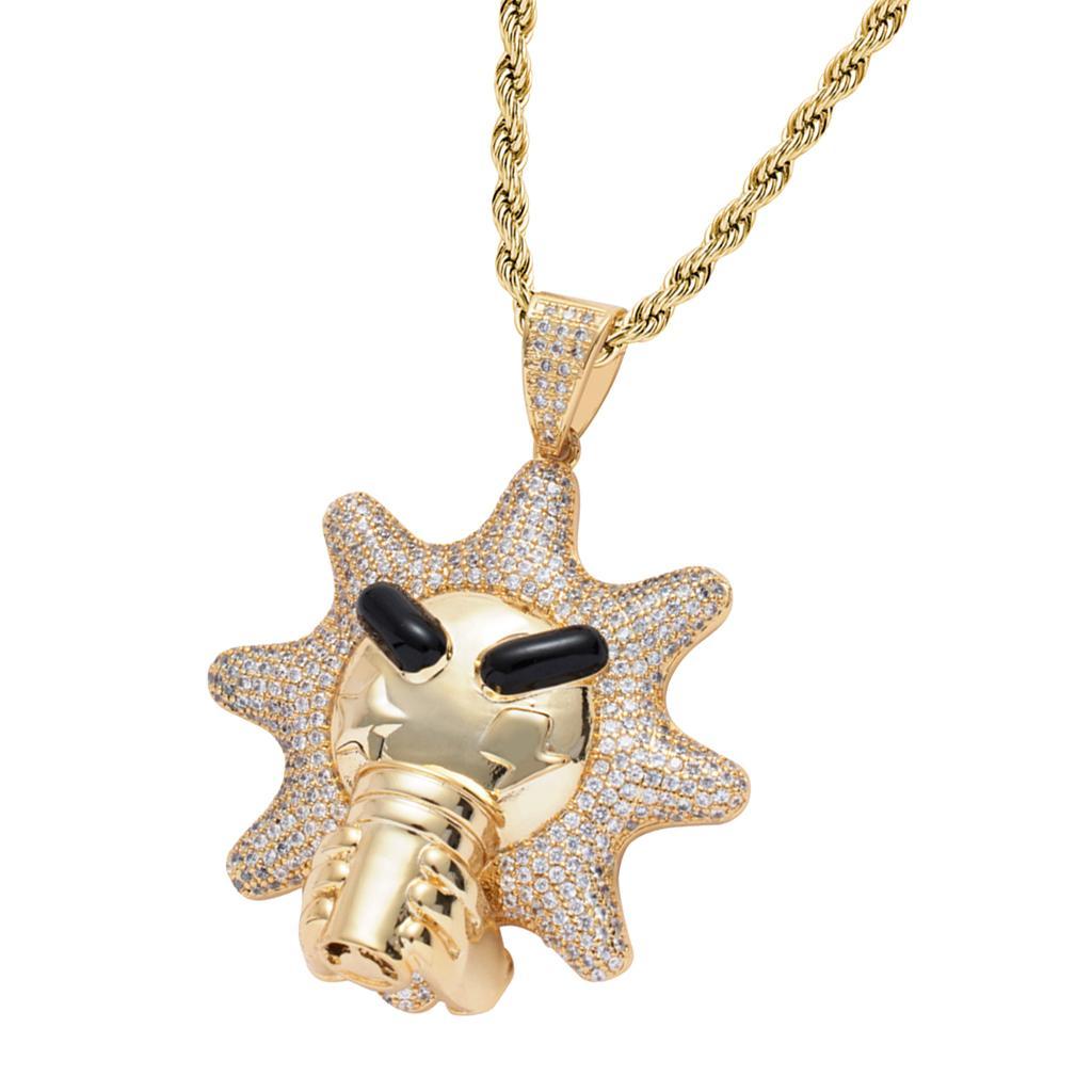 Mens  Hip Hop Rapper Exquisite Pendant Necklace