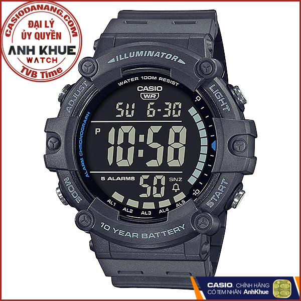 Đồng hồ nam dây nhựa Casio Standard chính hãng Anh Khuê AE-1500WH-8BVDF (51mm)