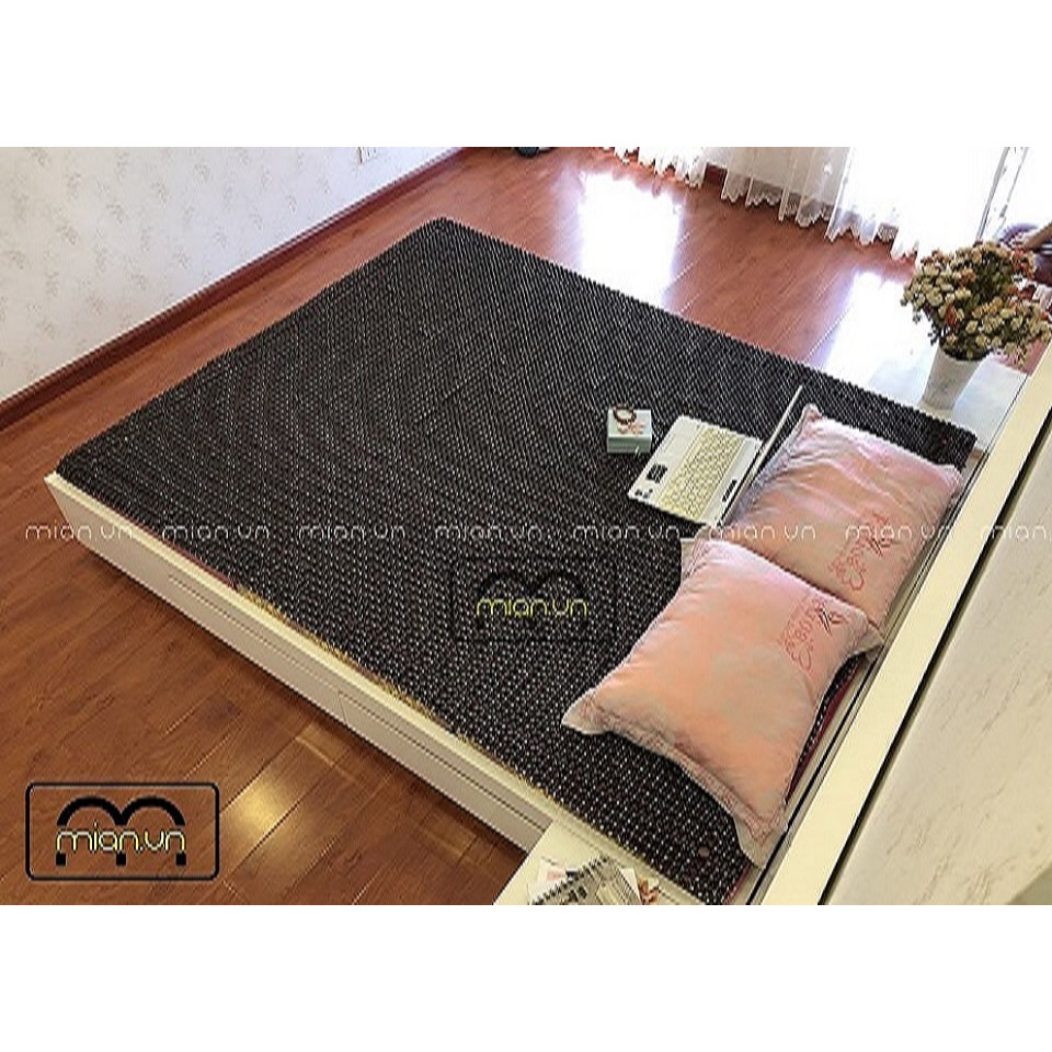 Chiếu hạt gỗ Trắc Bóng hạt 1,2cm