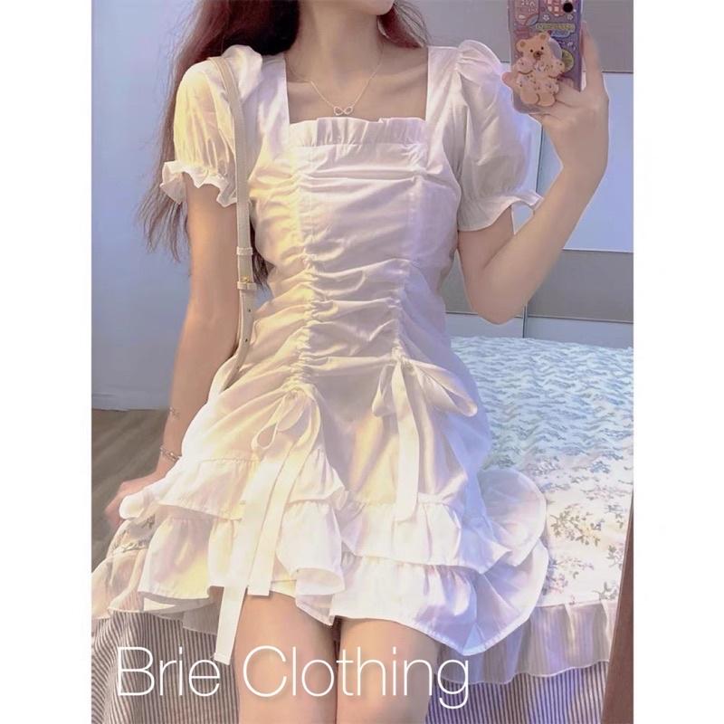 Đầm cổ u BRIE CLOTHING rút 2 bên