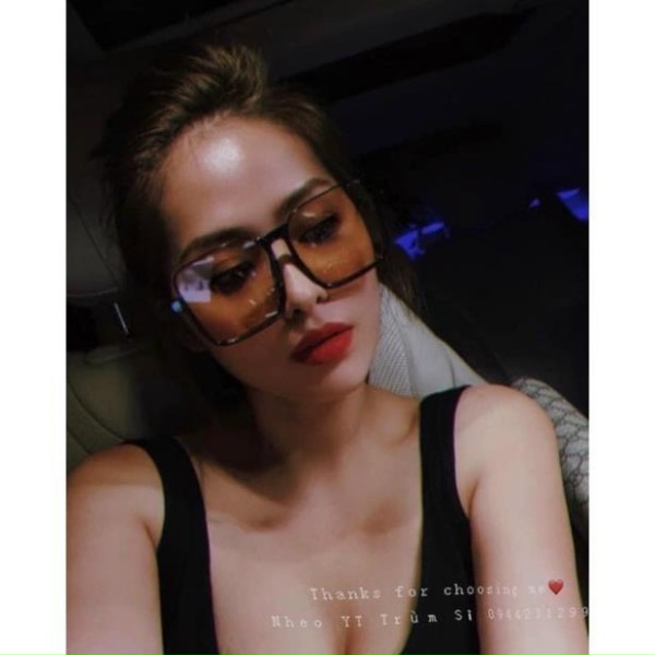 Kính Mát Thời Trang Gọng Kim Loại  Chống Tia UV Phong Cách Hàn Quốc