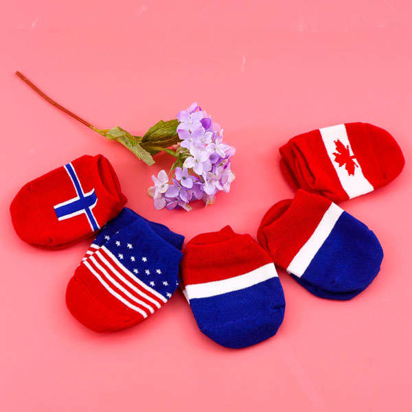 Set 5 đôi Tất Cờ Pony Kid Đáng Yêu Cho bé - Màu ngẫu nhiên