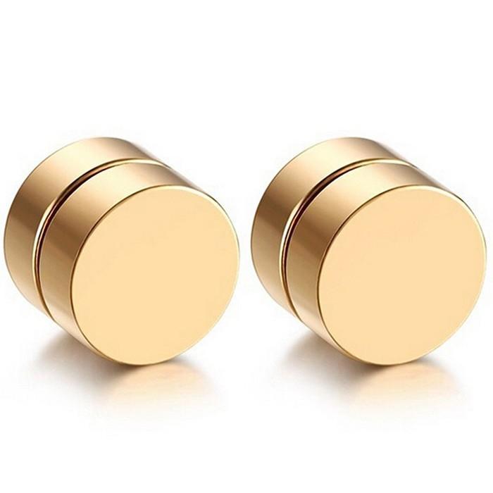 Cặp Bông tai nam châm inox không đen BHBT223