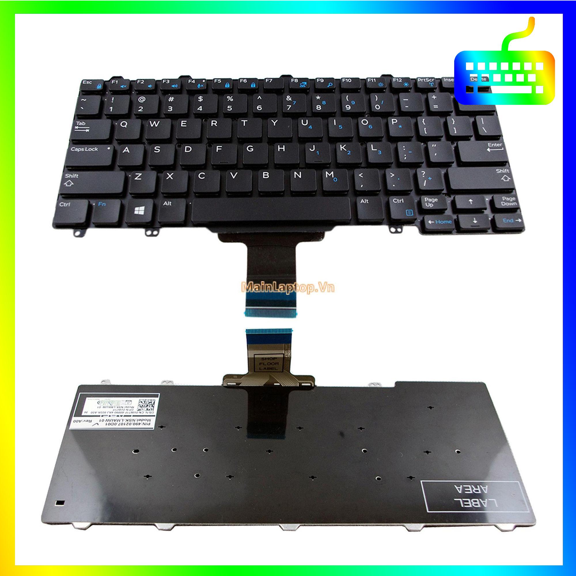 Bàn phím dành cho laptop Dell Latitude E7270 E5270 - Hàng Nhập Khẩu - Sản phẩm mới 100%