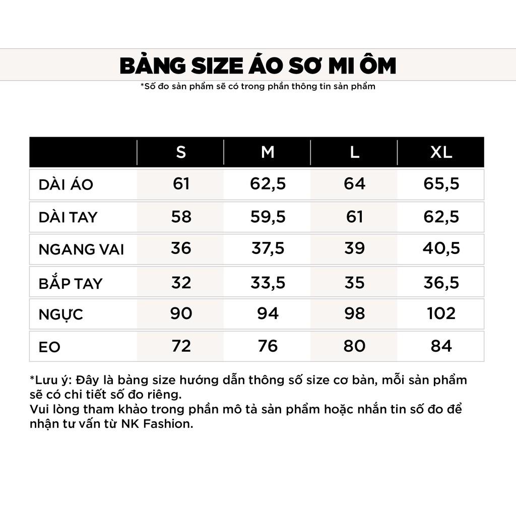 Áo Sơ Mi Nữ Công Sở NK FASHION Chất Liệu Vải Hàn, Thoáng Mát, Dễ Chịu Cho Môi Trường Công Sở NKSM2010011
