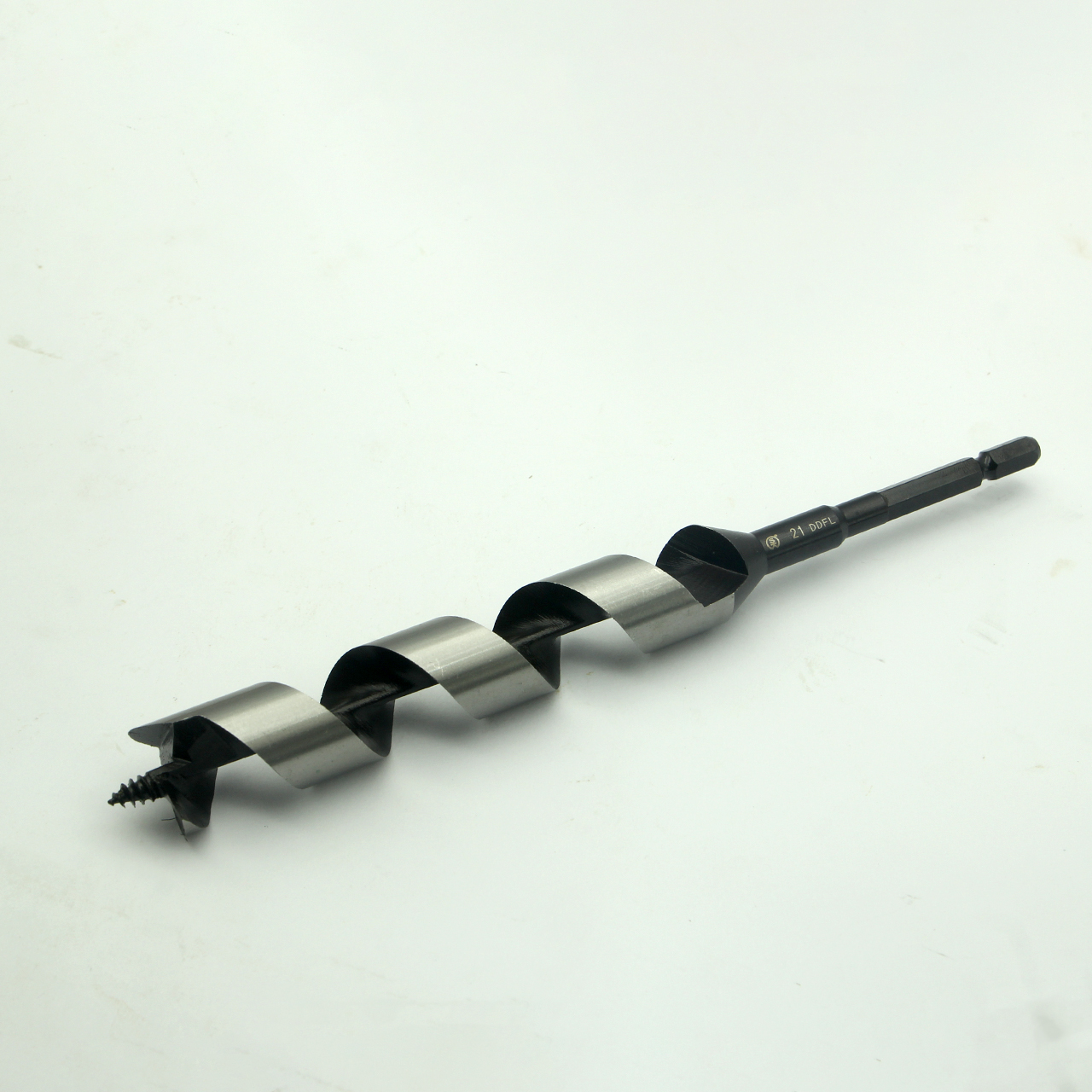 Mũi khoan gỗ xoắn ốc Φ21 dài rãnh 135mm chuôi lục Nhật Bản