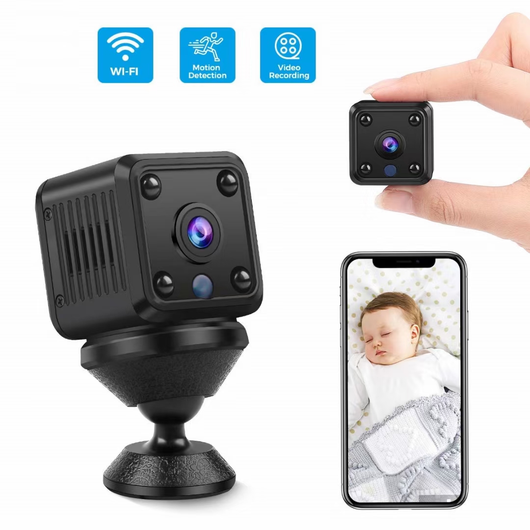 Camera Siêu Nhỏ Wifi X6 FULLHD 1080P Đa Năng- Hồng Ngoại Quay Ban Đêm, Hình Ảnh Sắc Nét Cả Ngày Và Đêm, Pin Dung Lượng Khủng, Siêu Bền- Kết Nối Wifi Qua Điện Thoại Xem Từ Xa