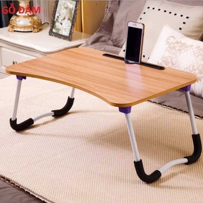 Bàn Học Gấp Gọn Thông Mình Có Khe Để Máy Tính Bảng Cực Tiện