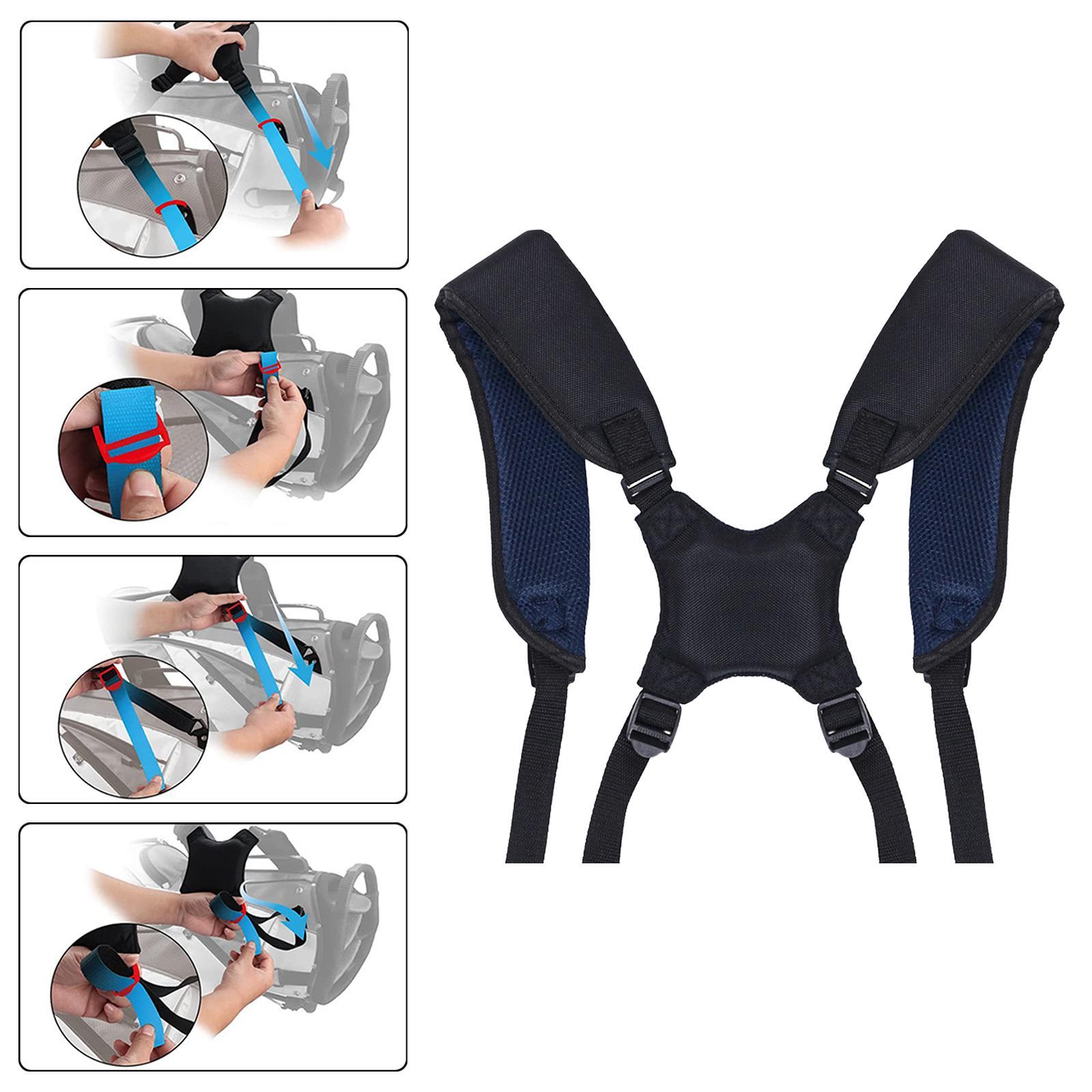 Golf Bag Shoulder Strap Waterproof Adjustable Strap Backpack Shoulder Straps