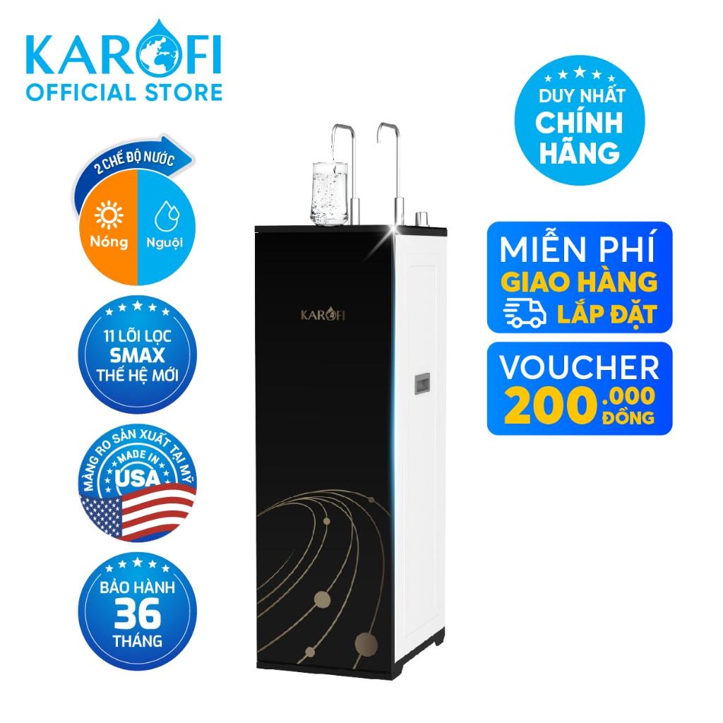 [TẶNG BỘ LÕI] Máy lọc nước Nóng Nguội KAROFI KAH-D15 - 11 lõi, +1 lõi Mineral, RO Mỹ Miễn phí lắp đặt - Hàng Chính Hãng