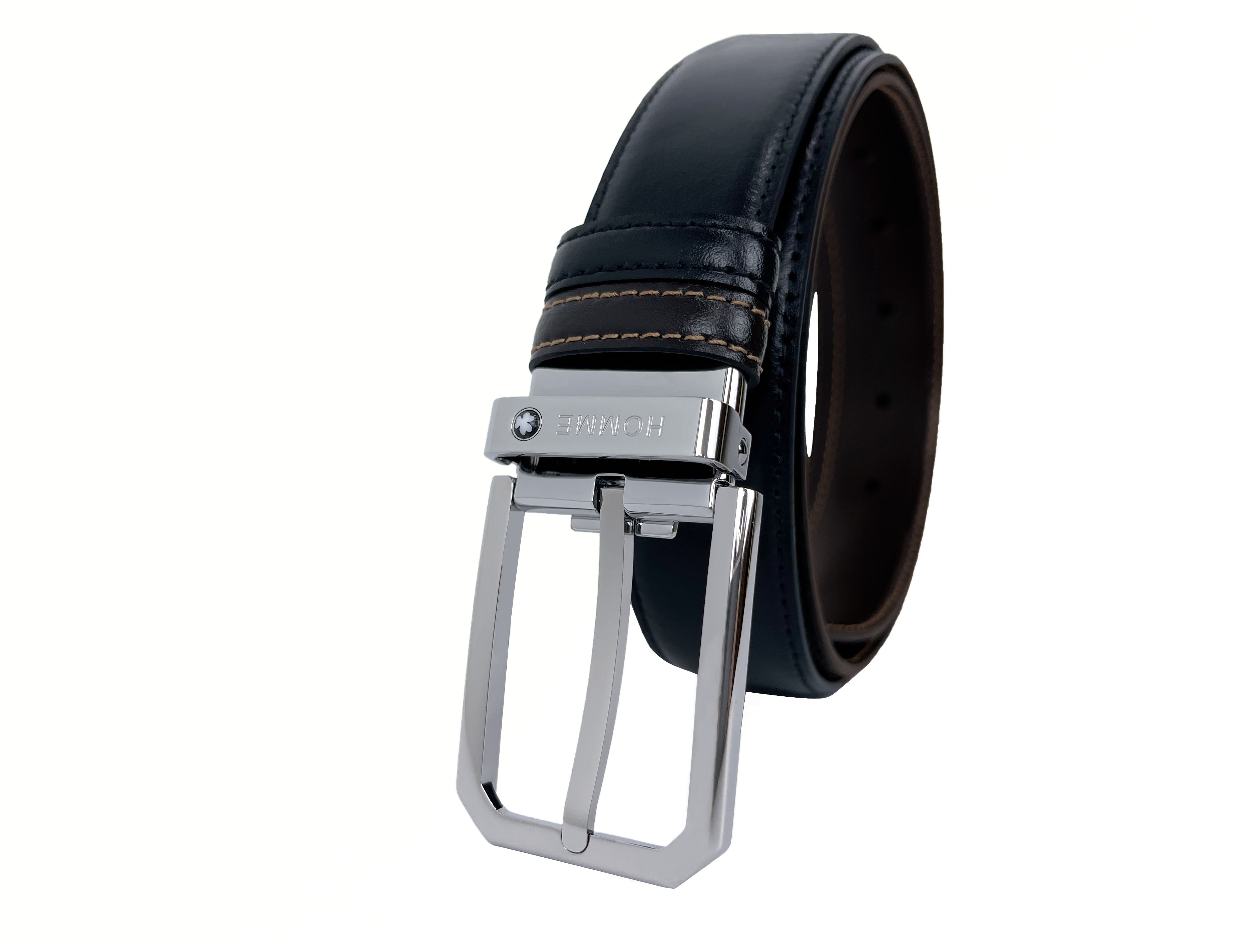 HOMME ST Mawes - Luxury Italian Genuine Leather Belt