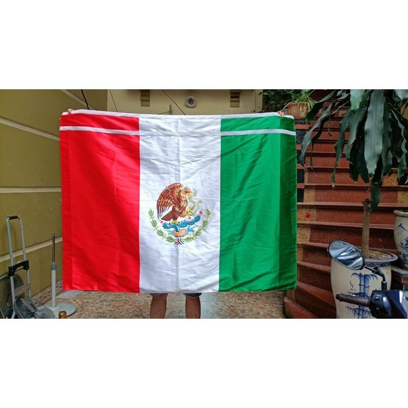 Cờ Mexico 1x1,5m in 3D 2 lớp vải