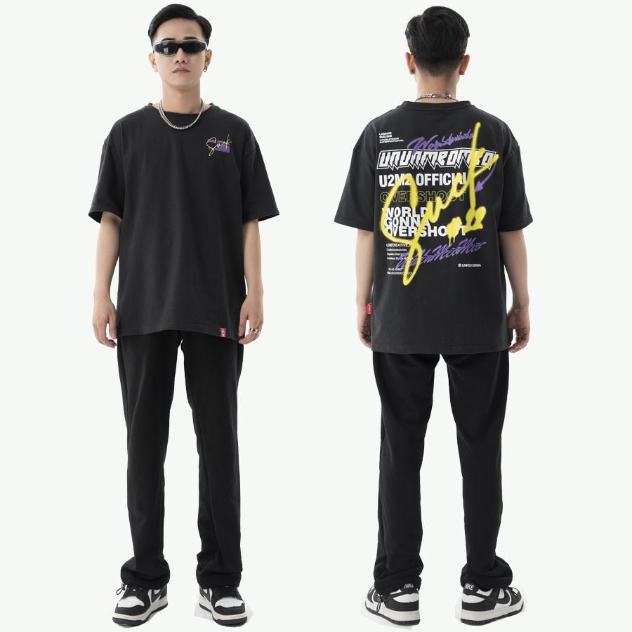 Áo thun in Suck - From Rộng Tay Lỡ - Chất Liệu Vải Thun Cotton 100% - Ủn Ủn Meo Meo