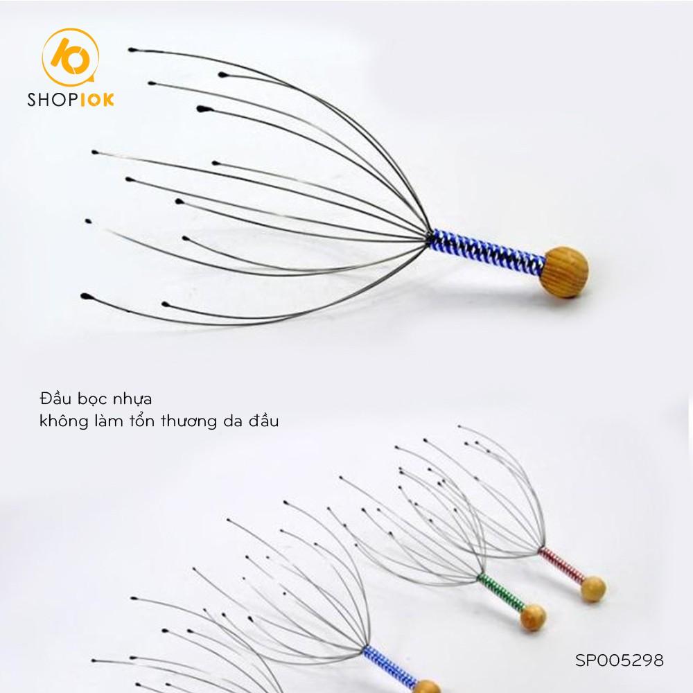Mát xa đầu Bạch Tuộc, dụng cụ massage vùng đầu giúp lưu thông máu tốt – SP005298