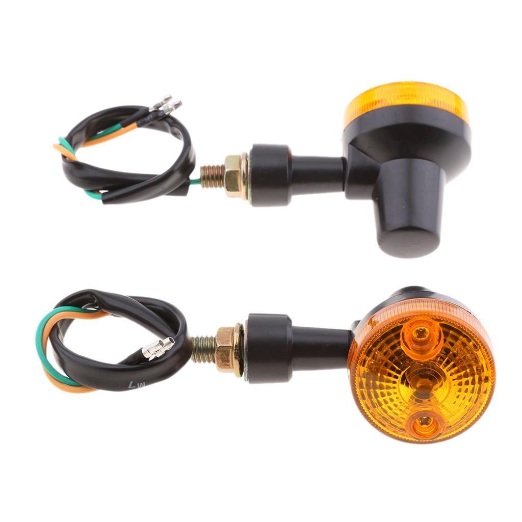 Universal Amber Motorcycle  Direction Indicator Light Lamp