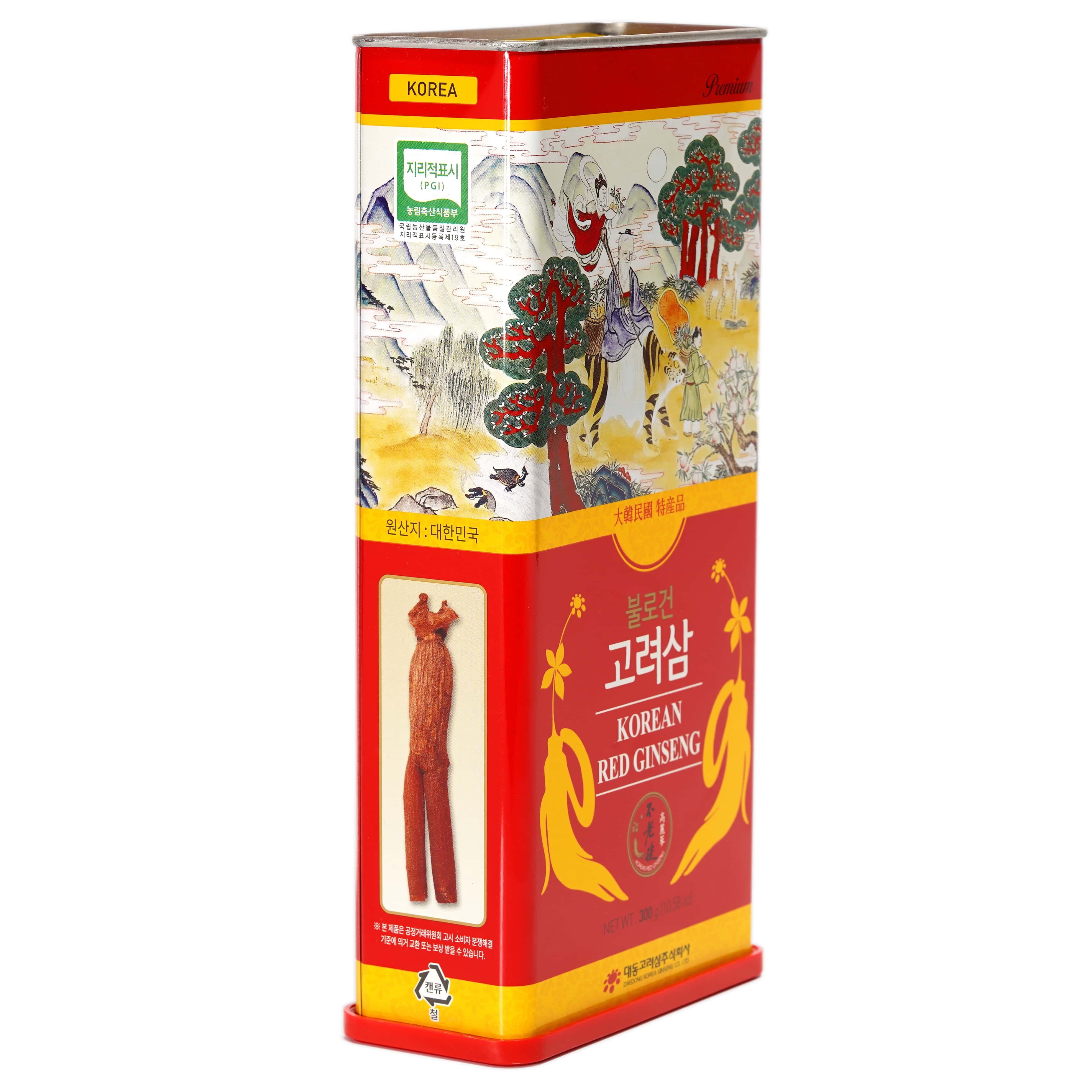 Hồng sâm củ khô Hàn Quốc Daedong Korea Ginseng 300g dòng Premium củ to  - Tăng cường trí nhớ, hỗ trợ giảm mỡ máu, phòng ngừa tiểu đường, huyết áp