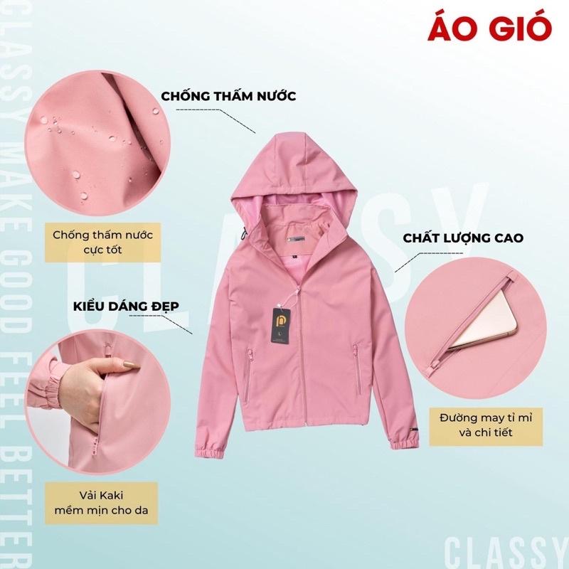 Áo Gió Nữ Cản Bụi Chống Nước _Chính Hãng