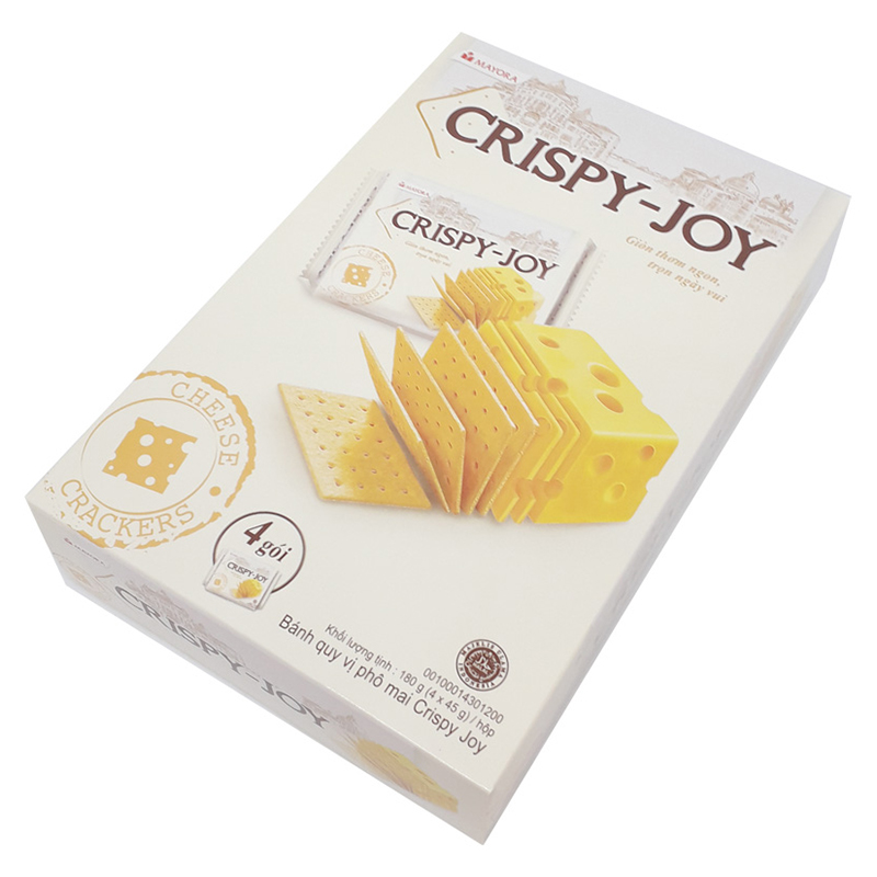 Bánh Crispy Joy Vị Phô Mai 180g