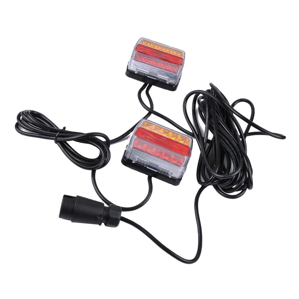 12V WATERPROOF SUBMERSIBLE LED TRAILER LIGHTS STOP/INDICATOR/TAIL LIGHT KITS