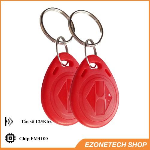 Thẻ Từ RFID Tần Số 125Khz Dạng Móc Khóa Chip EM4100 ( Proxy Key Fob)