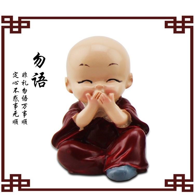 Bộ Tượng Tứ Không Phong Thủy 4 Tư Thế Trang Trí Xe Hơi, Bàn Làm Việc