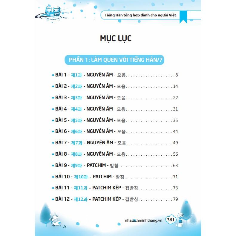 Sách - Tiếng Hàn Tổng Hợp Dành Cho Người Việt (bìa mềm)