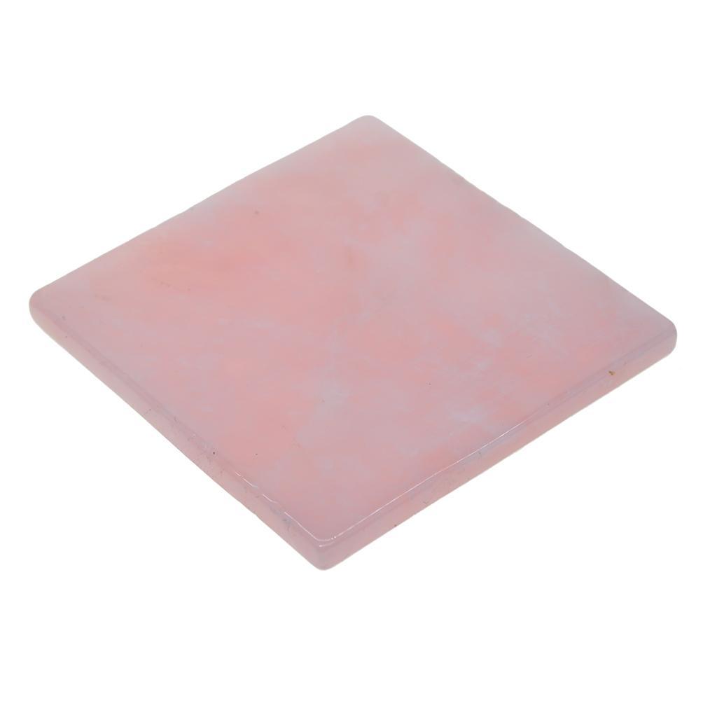 Agate Slices Stones, Pendant, Coasters Cup Mat, 6mm-7mm / 0.24 - 0.28inch, Square Irregular for Jewelry Making, Home Decoration, DIY Pendant Craft