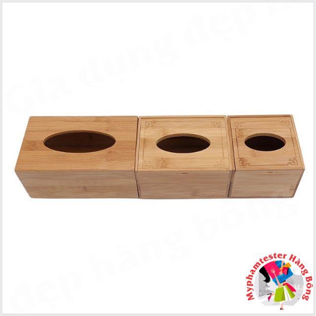 Hộp giấy gỗ vuông hoặc chữ nhật sang trọng
